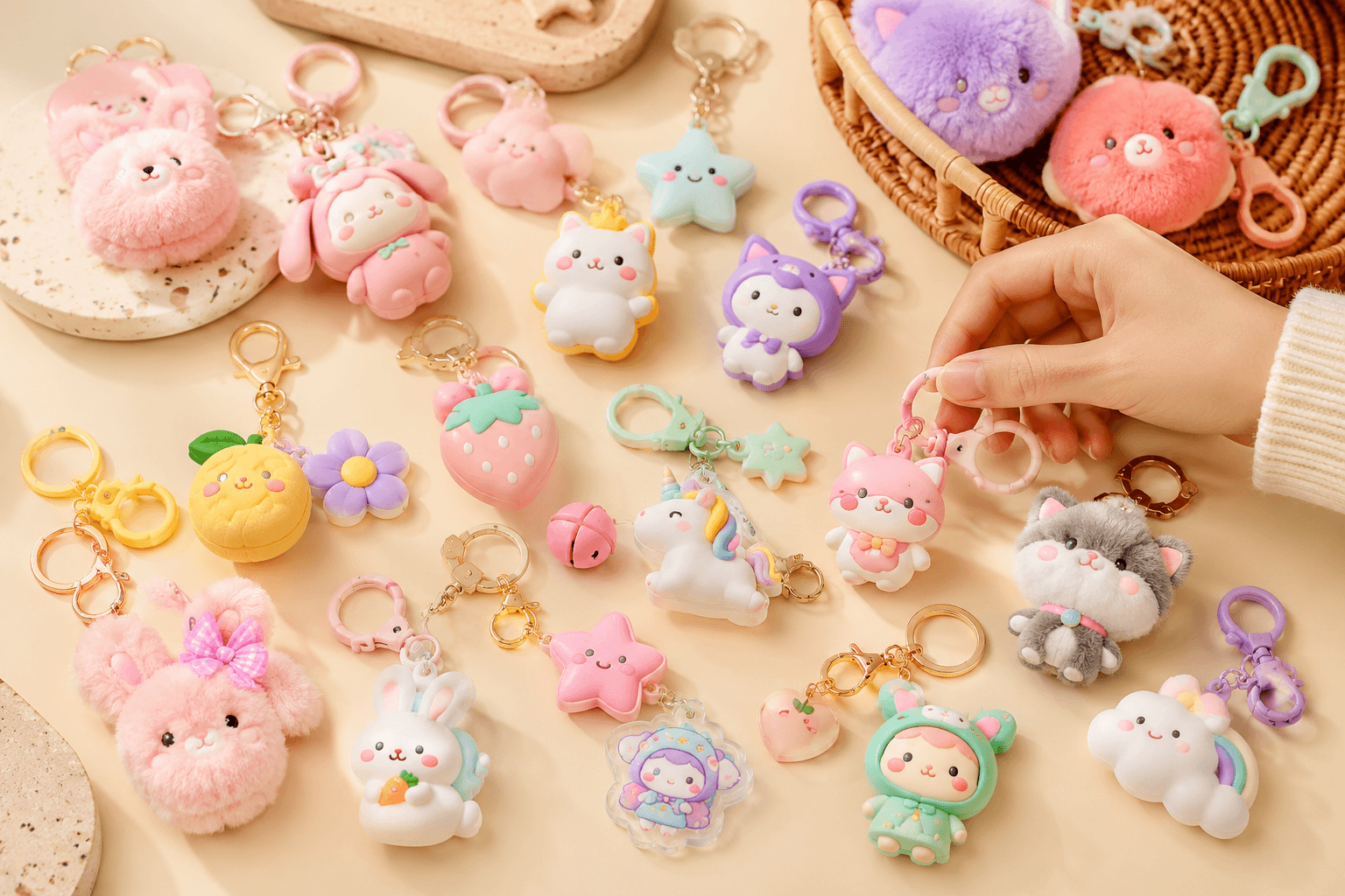Where Can Retailers Find Low-MOQ Cartoon Keychains for Girls?