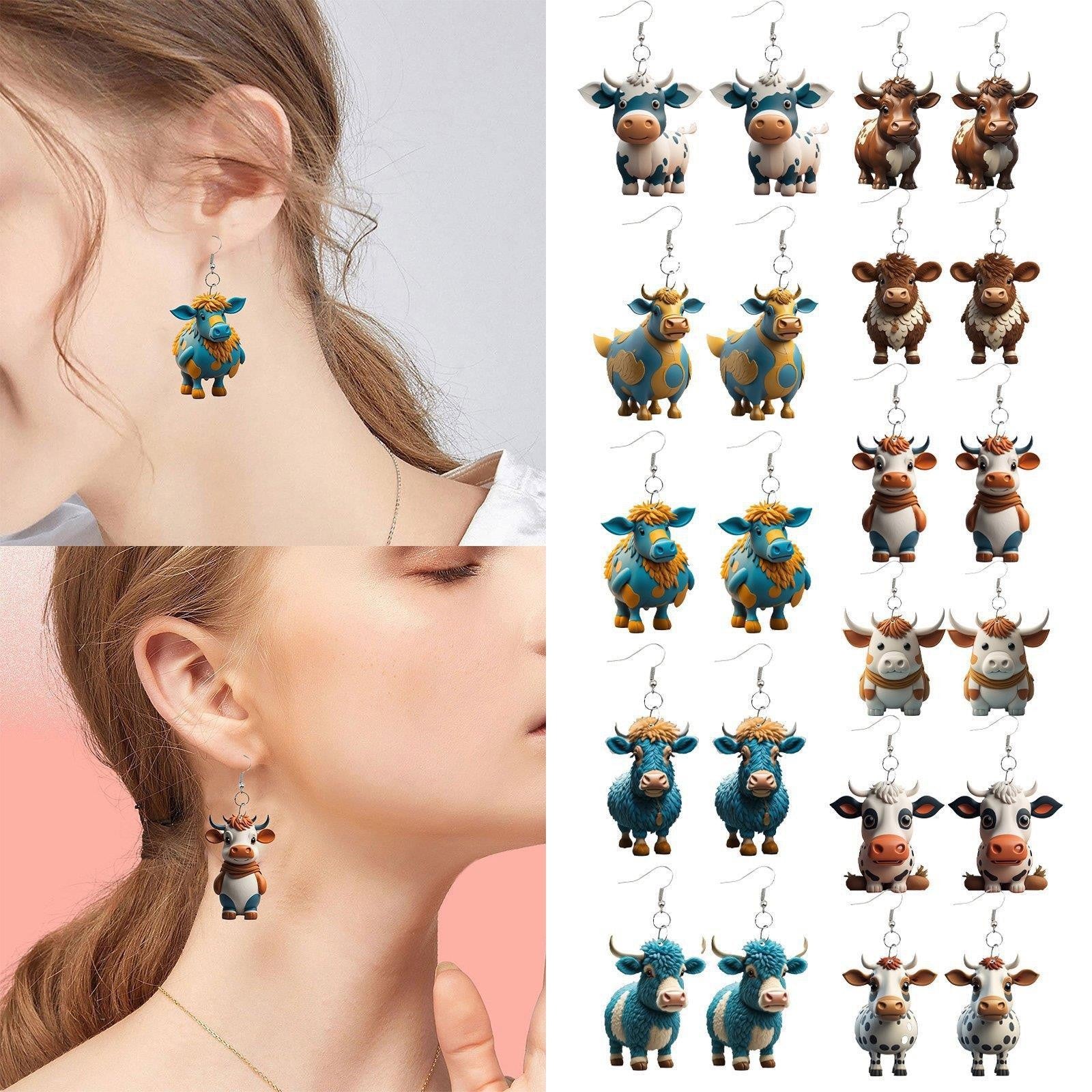 Where Can Small Retailers Buy Wholesale Cow Earrings at Low Prices?