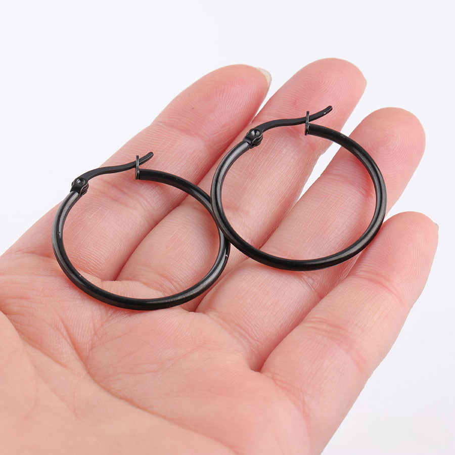 Wholesale Stainless Steel Earrings Exaggerated Large Earrings Statemente Earrings ACC-ES-Chunp002