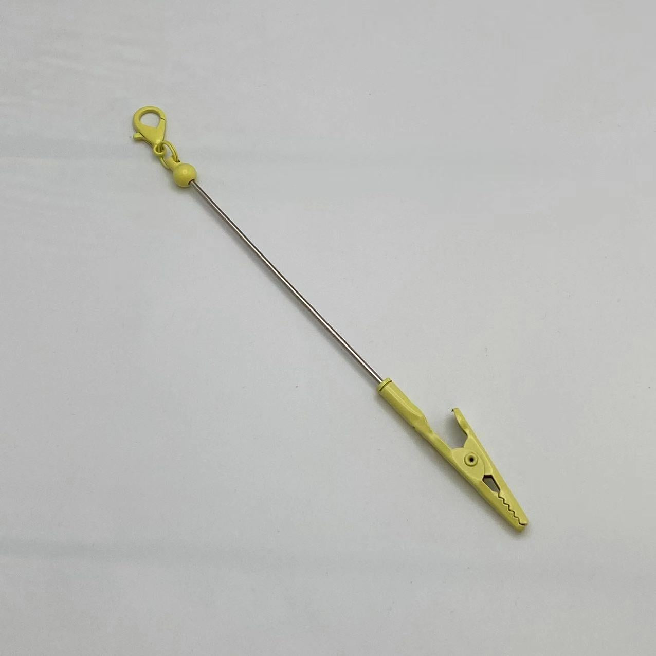 Wholesale Beadable Metal Card Grabber Keychains For Long Nails Macaron Color DIY Contactless Cards with Cards Puller ACC-008