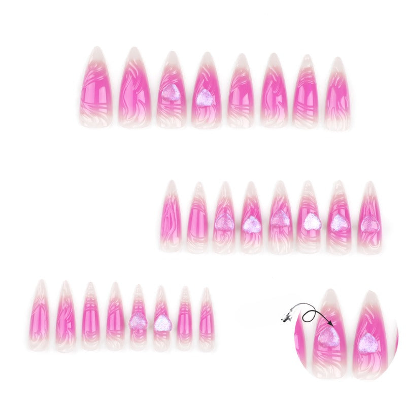 Wholesale 24 Pieces/box Love Nails Kits Nail Stickers ACC-NS-LeFan155