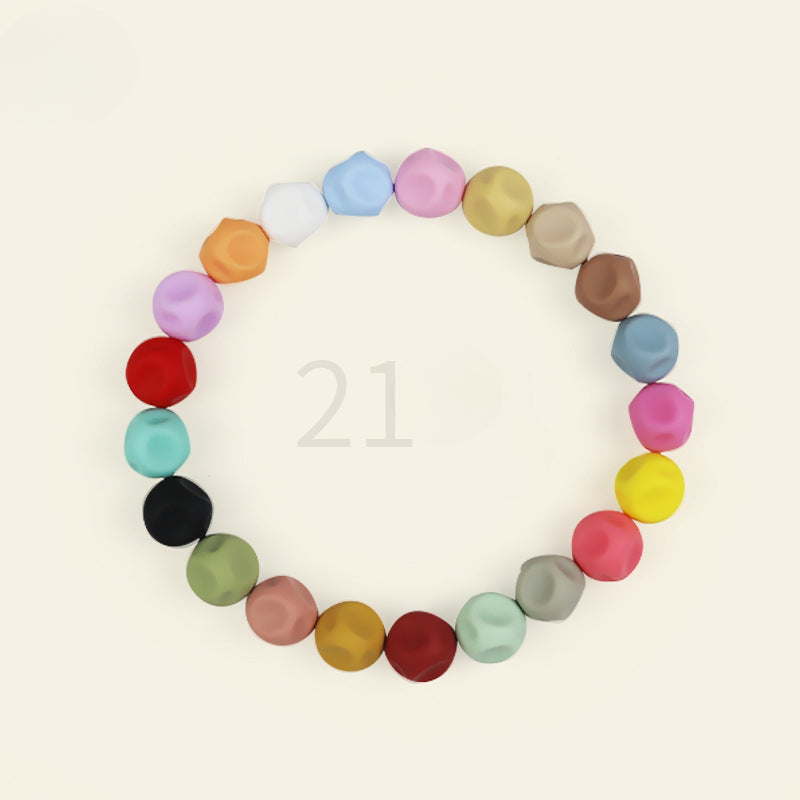 Wholesale 100pcs 15mm Irregular Silicone Beads DIY for Beadable ACC-BDS-JIaHao003