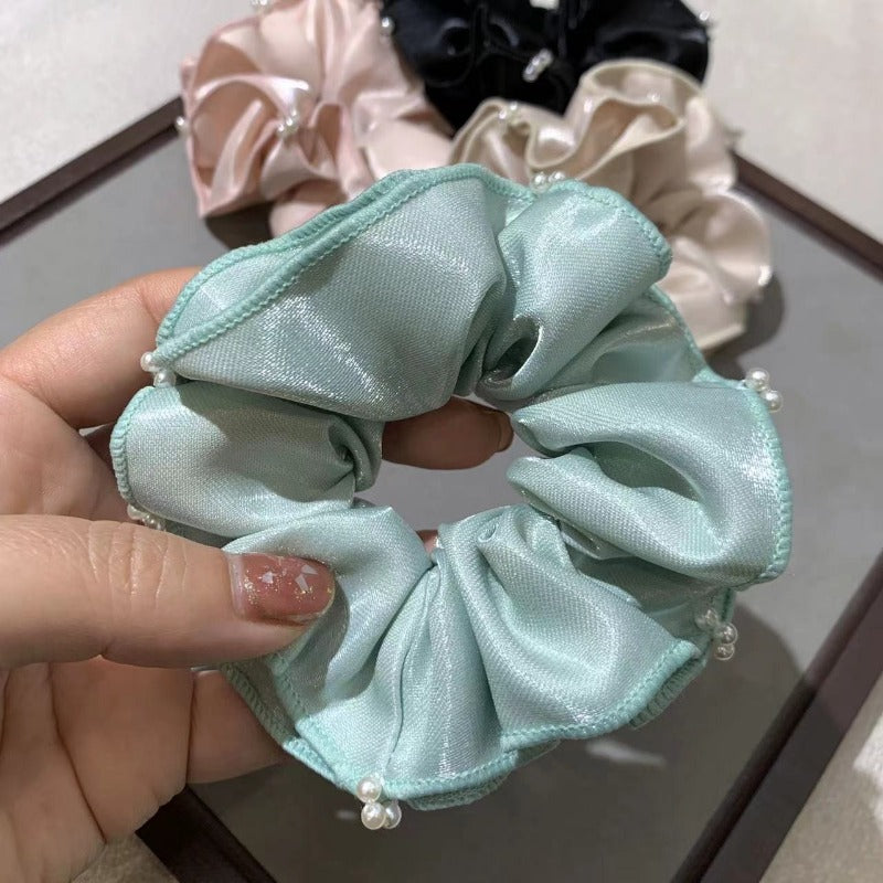 Wholesale Beaded Heavy Layered Solid Color Hair Band ACC-HS-Fanz004