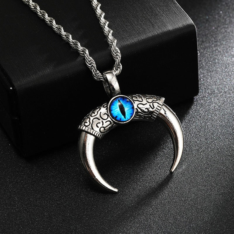 Wholesale Turquoise Crescent Pendant Necklace ACC-NE-Yuj004