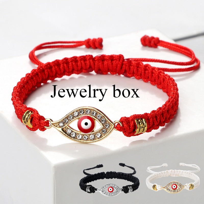 Wholesale Vintage Evil Eye Handmade Braided Bracelet ACC-BT-Xinh003