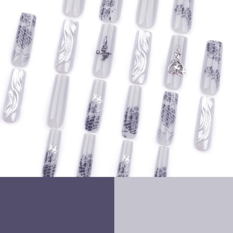 Wholesale 24 Pieces/box Heart Cross Nails Kits Nail Stickers ACC-NS-LeFan256