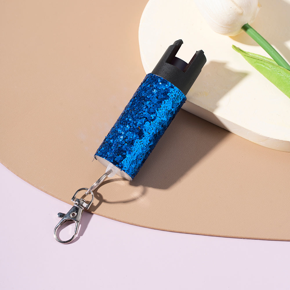 Wholesale Portable Push-on Glitter Sequin Keychains ACC-KC-ZhiYa061