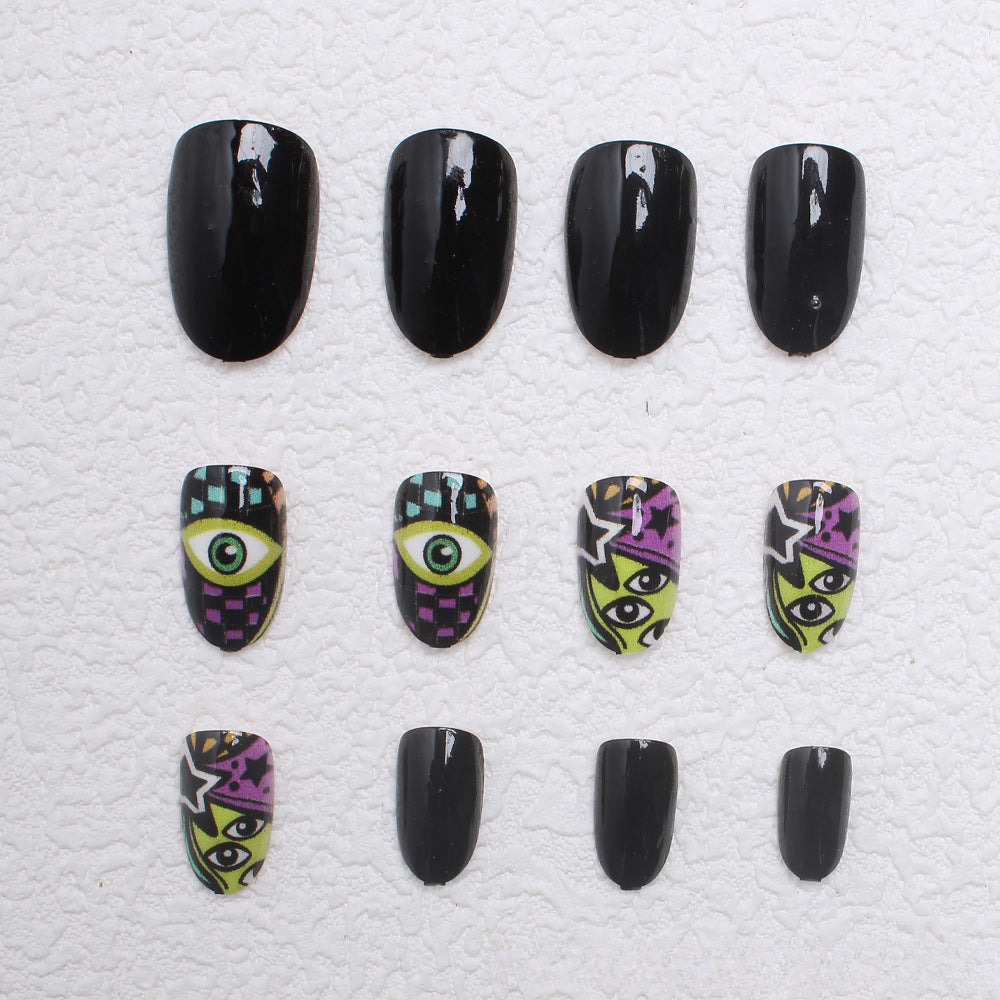 Wholesale 24 Pieces/box Press-on Nails Kits Nail Stickers ACC-NS-XingNai019