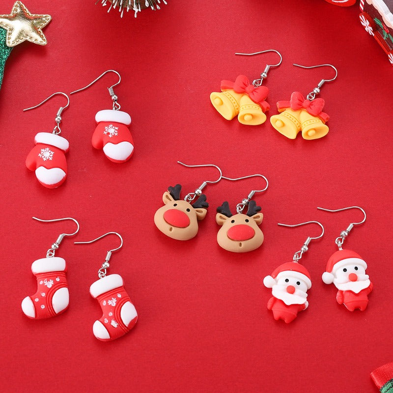 Wholesale Cartoon Creative Christmas Series Earrings ACC-ES-ChuLian097