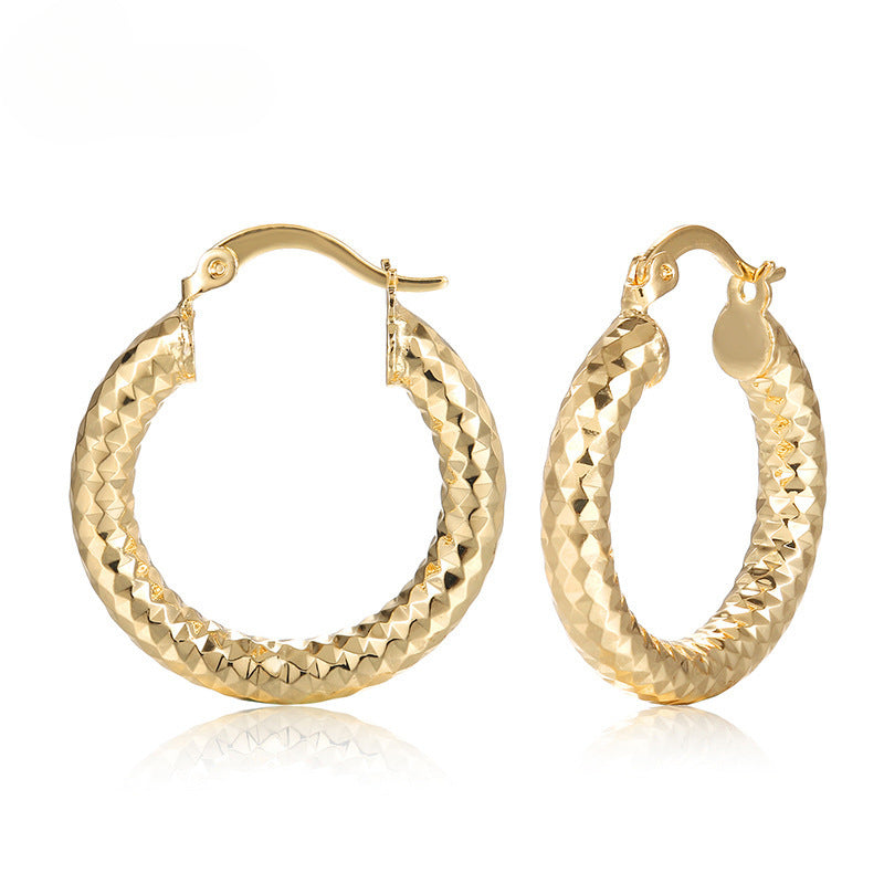 Wholesale 18K Gold Hoop Earrings ACC-ES-MoCai007
