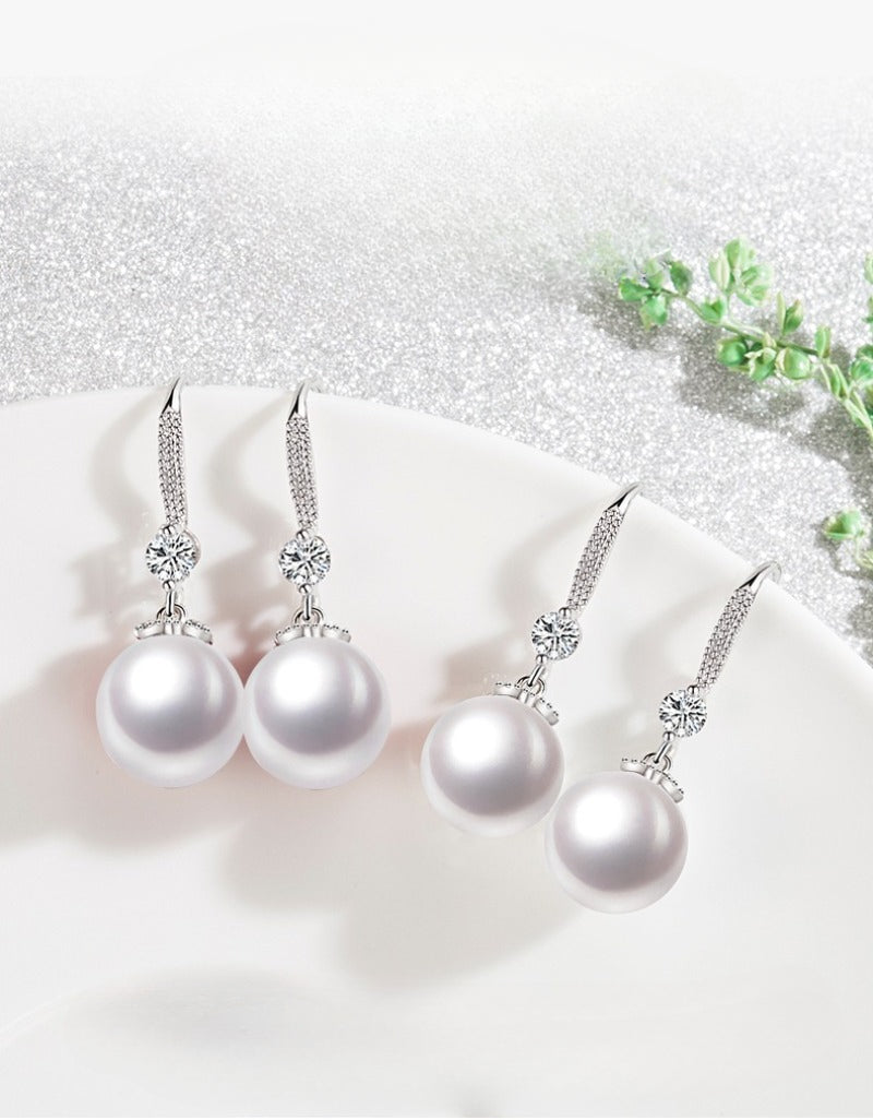 Wholesale Silver Plated Pearl Earrings ACC-ES-WeiHua004