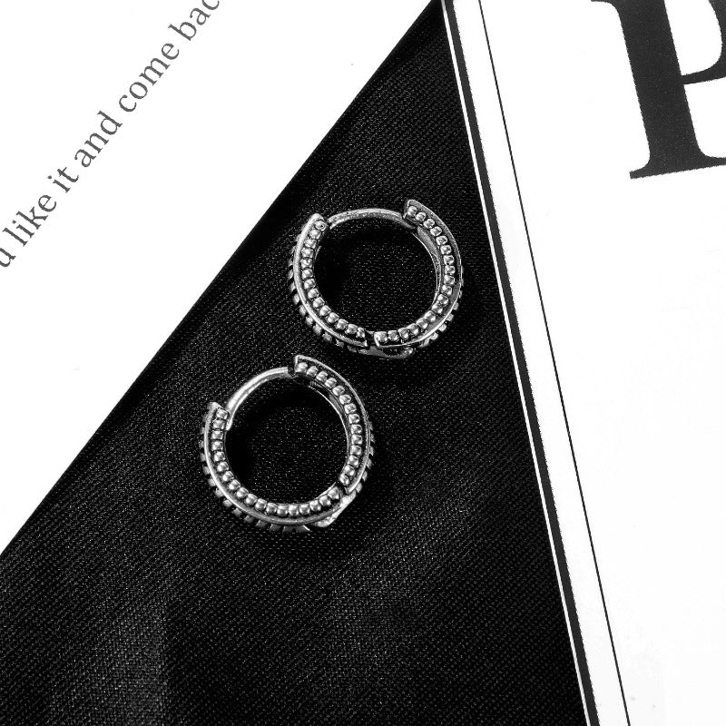 Wholesale Personalized Hip-hop Style Stainless Steel Earrings ACC-ES-OPK003