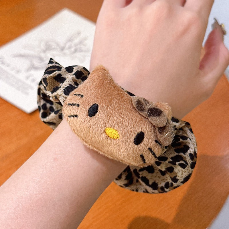 Wholesale Leopard Print Cat Hair Scrunchies ACCVIP-HS-Huidi017