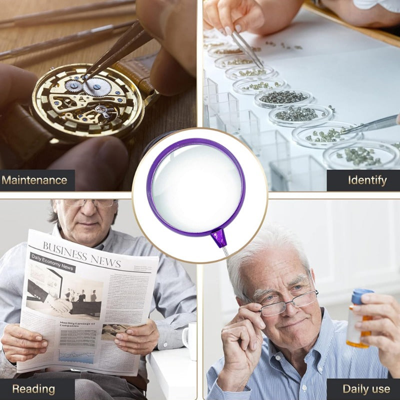 Wholesale DIY Beadable Magnifier DIY Beaded Magnifier Glass Gifts DIY Beaded Gifts ACC-MR-JinBN002