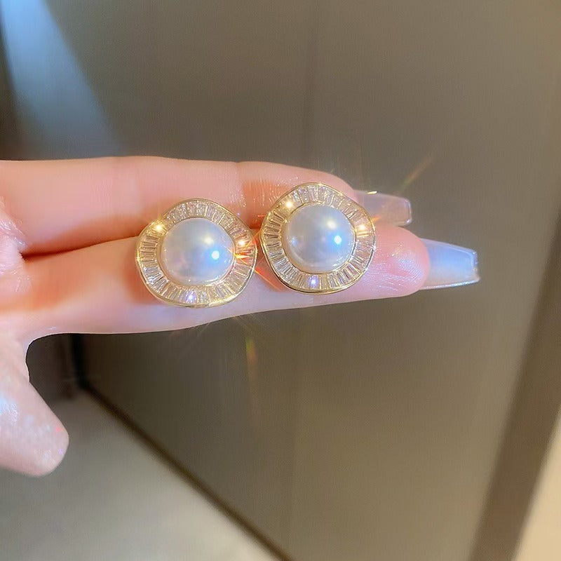 Wholesale Micro-Inlaid Zirconia Light Luxury Earrings  ACC-ES-ZhiLing005