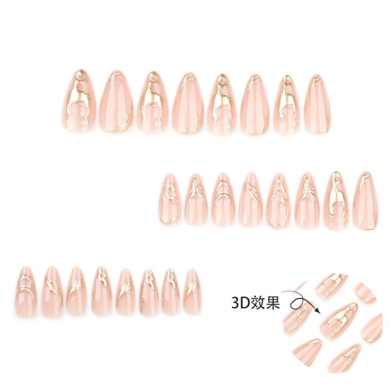 Wholesale 24 Pieces/box Hot Stamping 3D Nails Kits Nail Stickers ACC-NS-LeFan143
