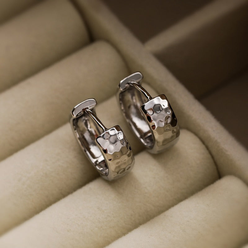 Wholesale Copper Plated Real Gold Geometric Small Earrings ACC-ES-AoGu001