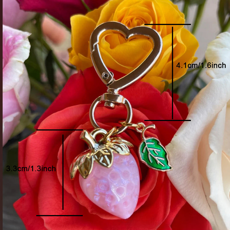 Wholesale Cute Sweetheart Strawberry Creative Bag Keychain ACC-KC-MeiXin017