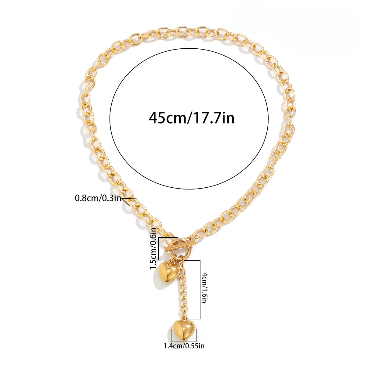 Wholesale Metal Necklace Love Tassel Rhinestone Chain Necklace Choker Necklace ACC-NE-XueRou005