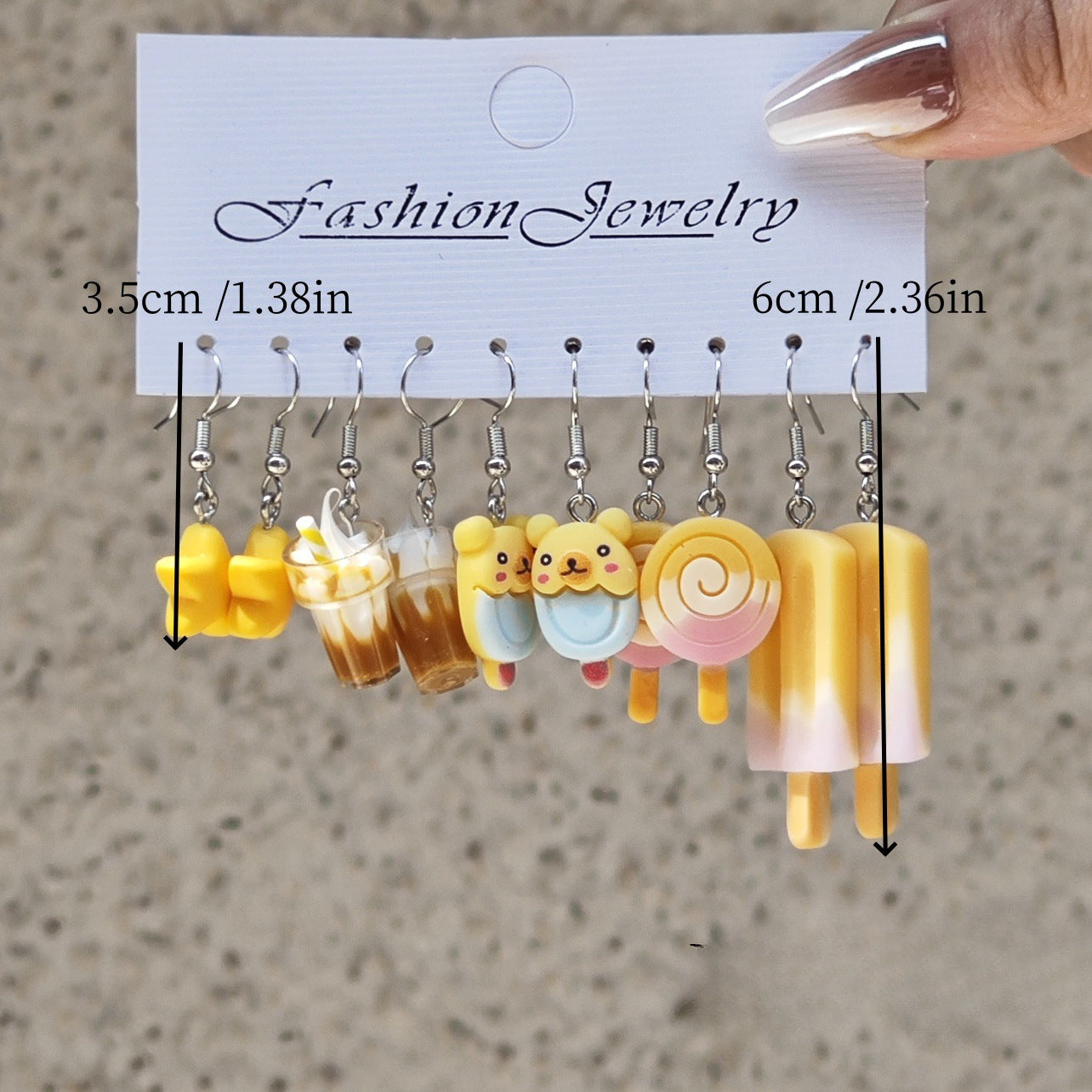 Wholesale 10pcs Bear Star Butterfly Love Luminous Earrings Set ACC-ES-TianShe007