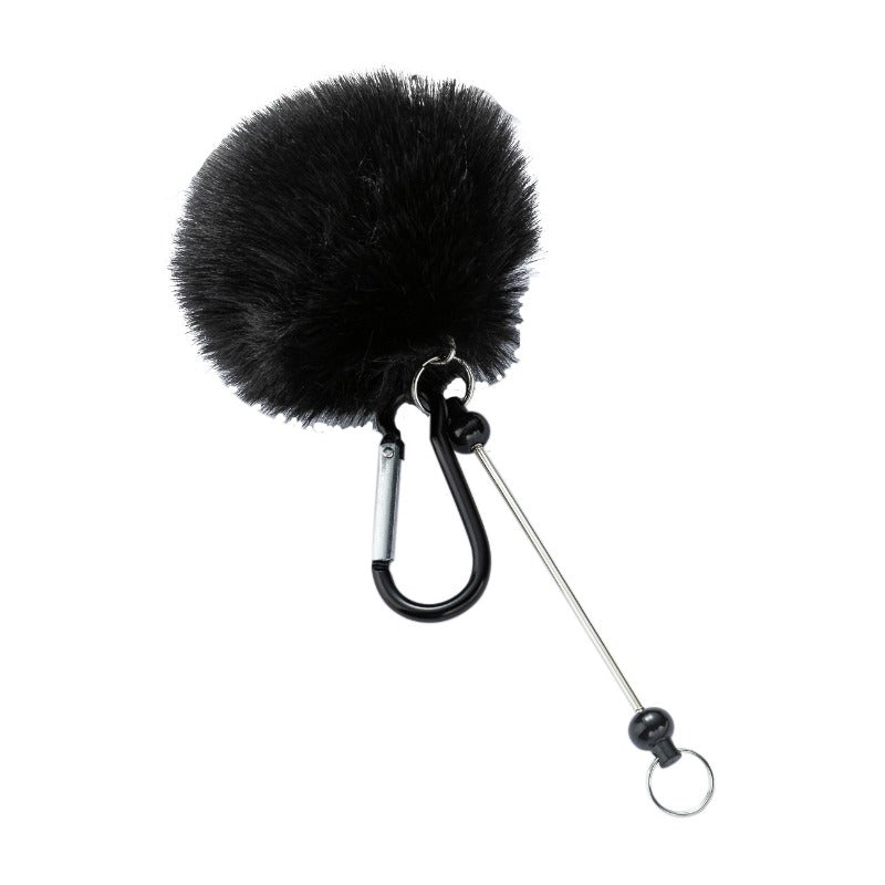 Wholesale DIY Beaded Pom Pom Keychain ACC-KC-HuaH015