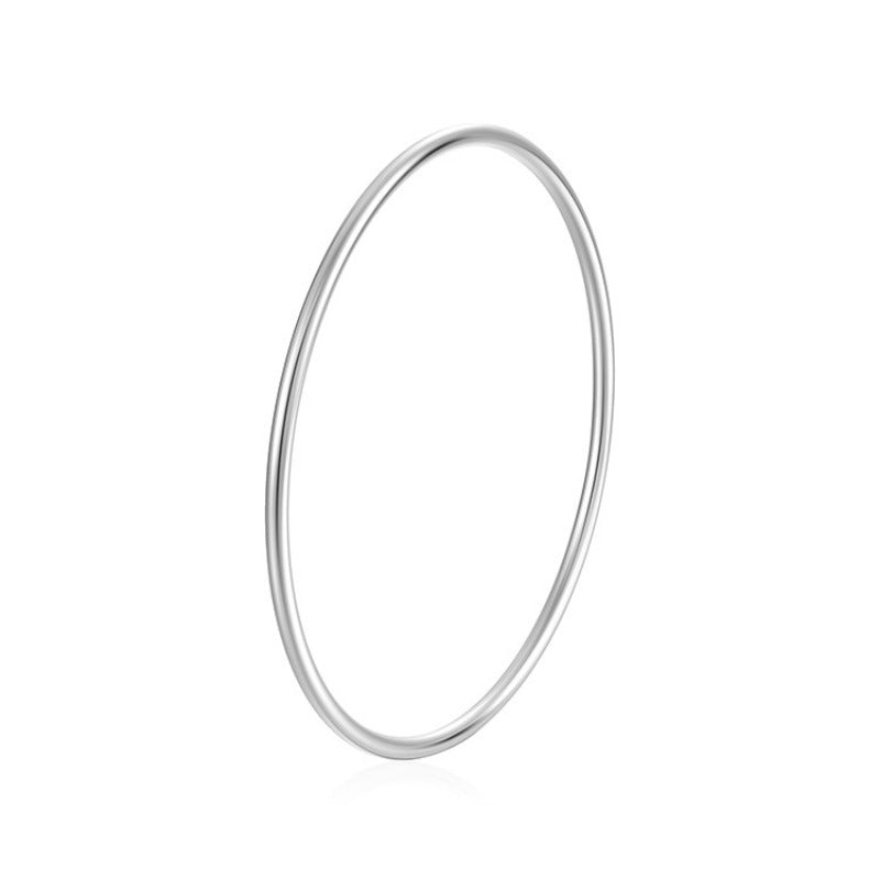 Wholesale Simple Plain Ring Stainless Steel Bracelet ACC-BT-MuShan003