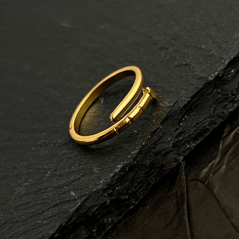 Wholesale Stainless Steel Bent Spike Rings ACC-RS-WanCh001