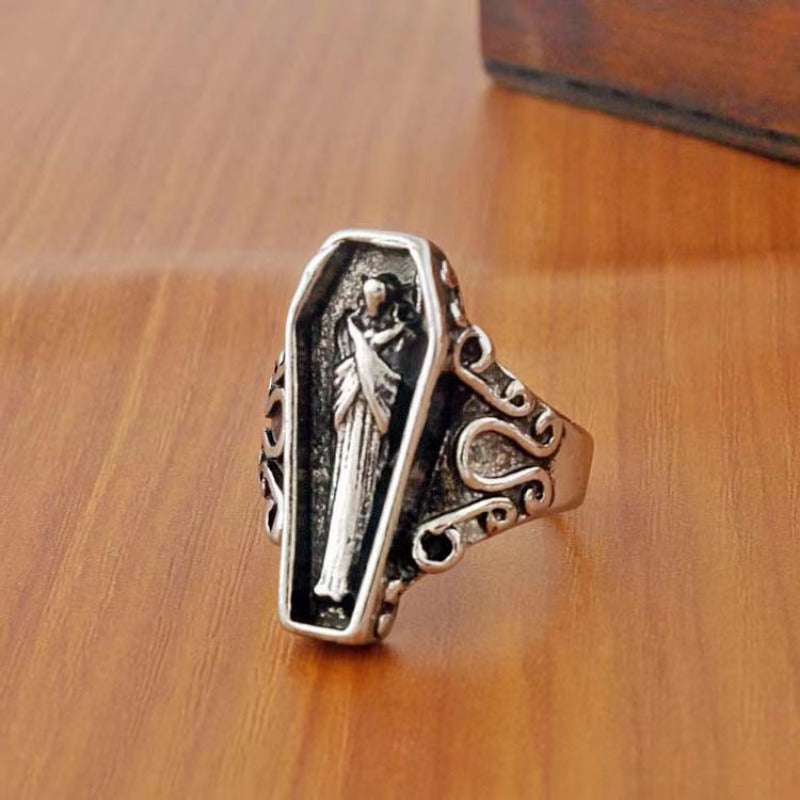 Wholesale Punk Alloy Adjustable Men Rings ACC-RS-NaiHong001