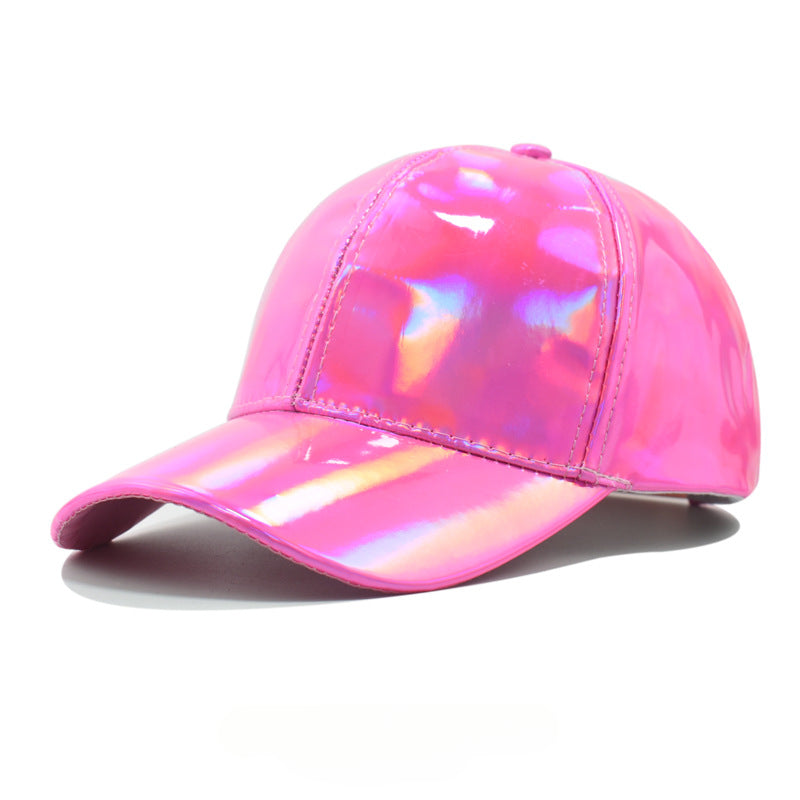 Wholesale PU Leather Hat Colorful Baseball Cap ACC-HT-Xiny009