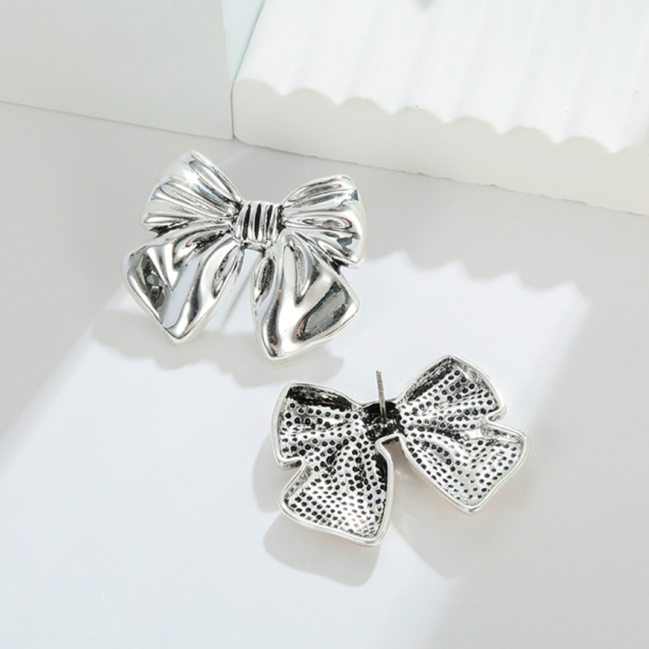 Wholesale Bow Earrings Copper Plated 18k Gold Earrings, Bow Knots, High Quality Jewelry ACC-ES-HuaChuang002