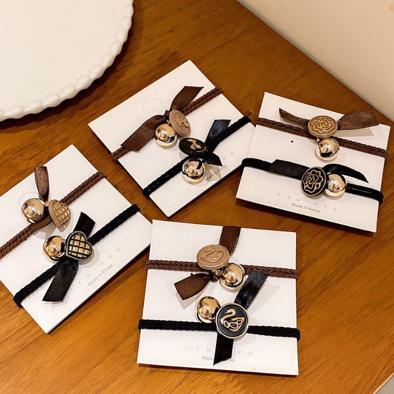 Wholesale Elegant Camellia Hair Scrunchies ACCVIP-HS-Huidi007