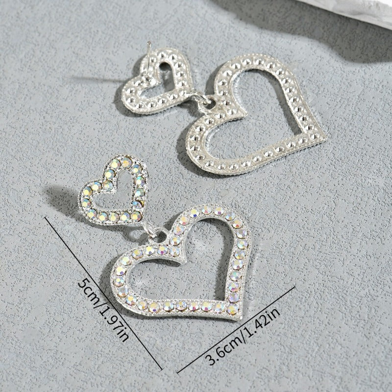 Wholesale Diamond Heart Earrings ACC-ES-BaSha011