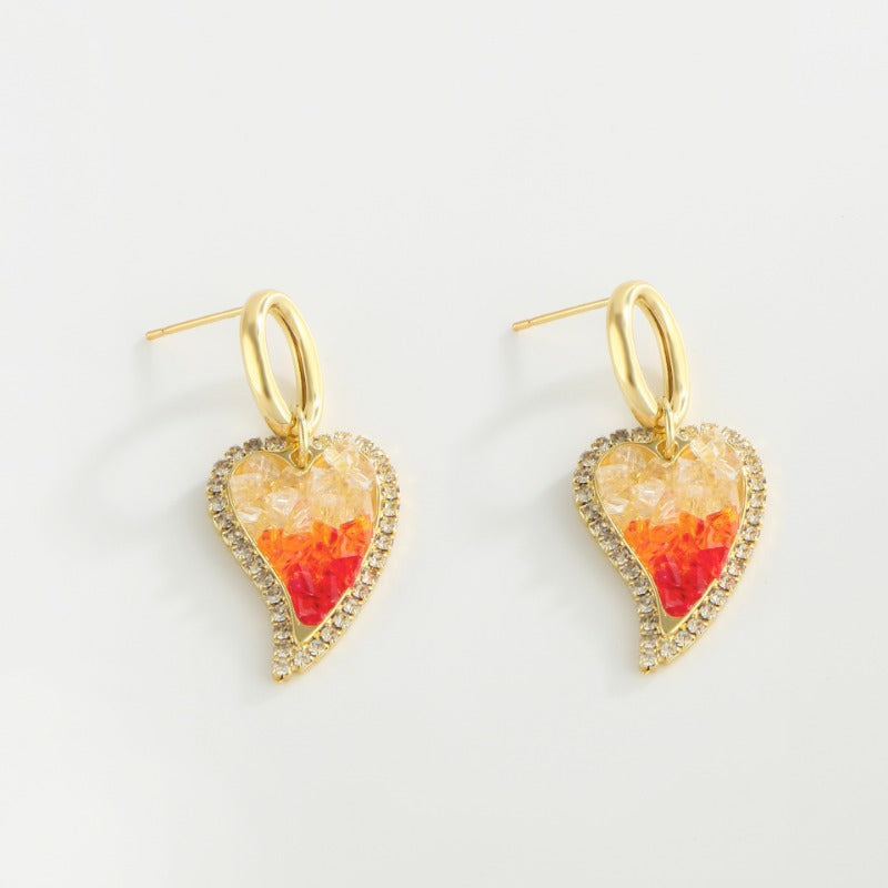 Wholesale Stainless Steel Heart Earrings ACC-ES-YiLong001