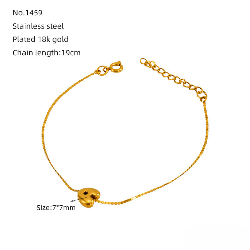 Wholesale Stainless Steel Bracelets 18K Gold Adjustable Jewelry ACC-BT-ZhongYao001