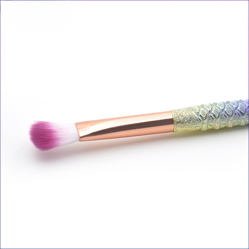 Wholesale Single Mermaid Tail Eye Shadow Brush Makeup Brush Makeup Tool ACC-MB-LXY006