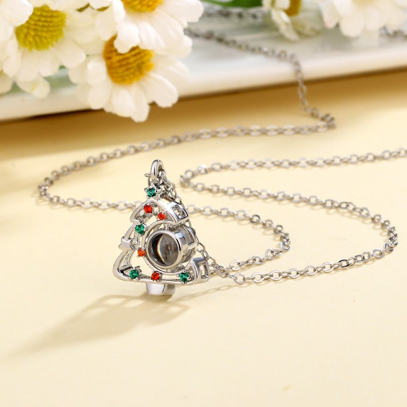 Wholesale 2pcs Christmas Tree Necklaces Pendant ACC-NE-ZhenXin001