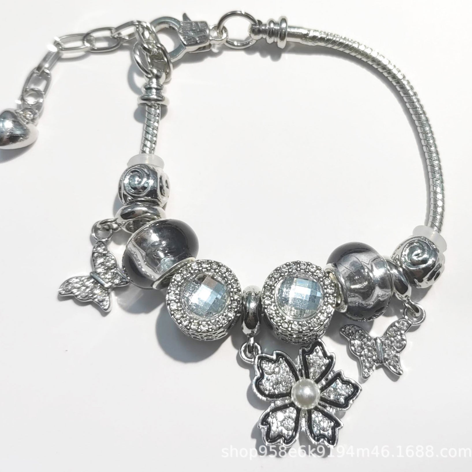 Wholesale Crystal Dream Catcher Flower Love Bracelet Beaded Bracelet ACC-BT-Mindin002