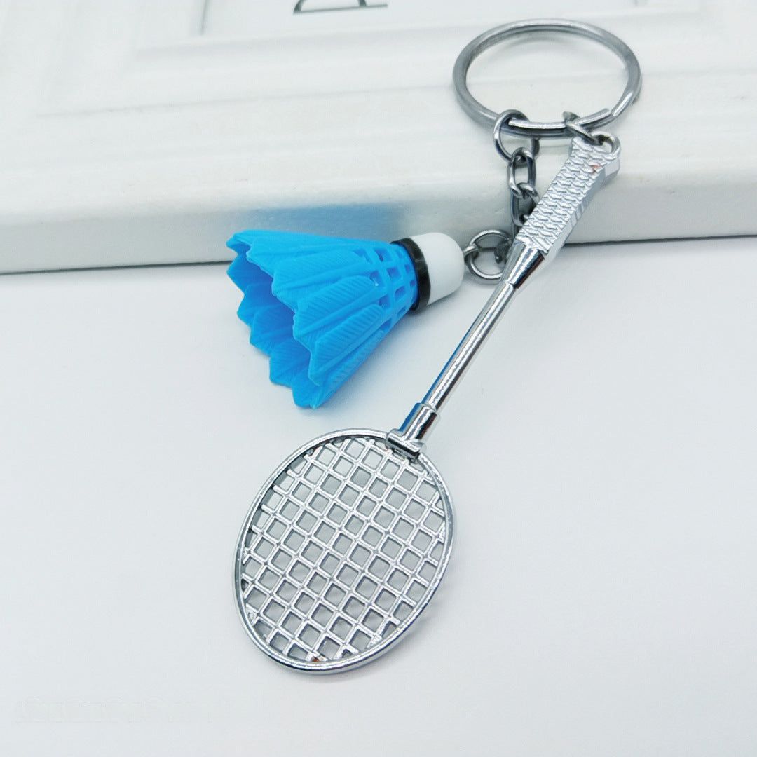Wholesale mini badminton metal keychain ACC-KC-YouY003
