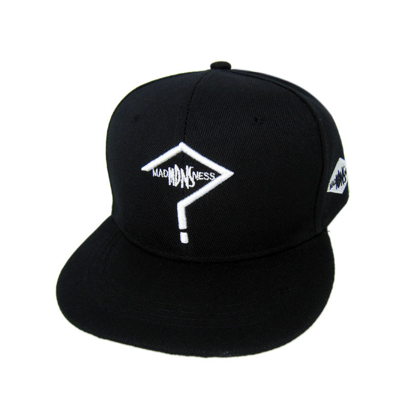 Wholesale Sun Hat Peaked Cap Black Flat Brim Baseball Cap ACC-HT-Huic009