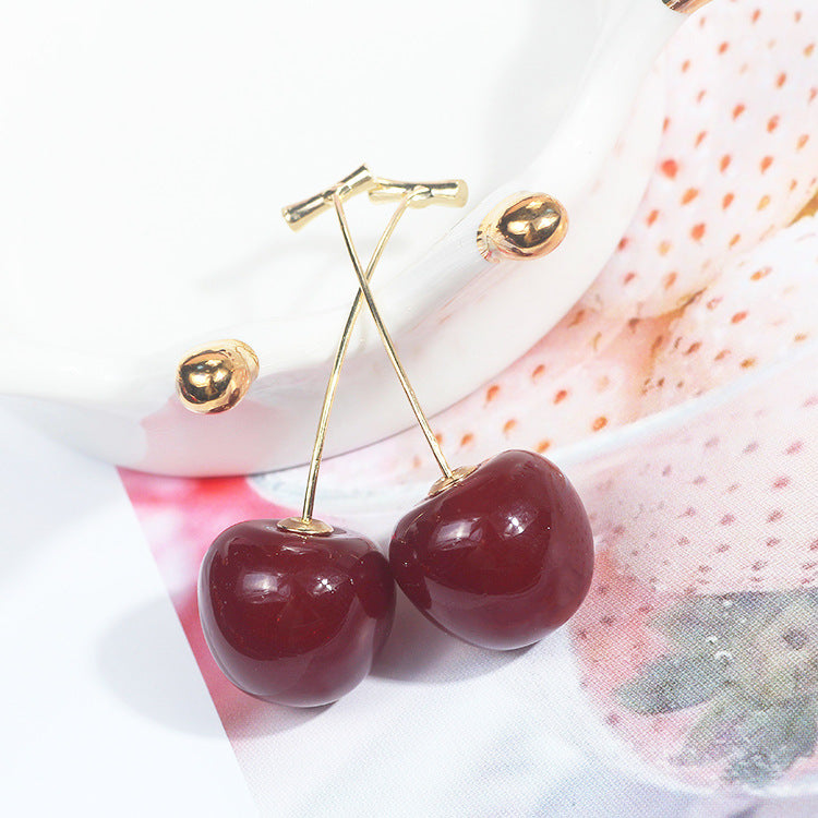 Wholesale Cute Cherry Earrings ACC-ES-MDD083