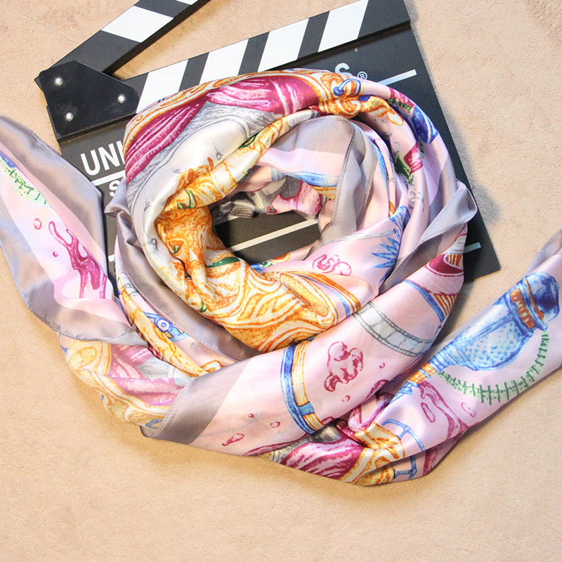 Wholesale Spring Silk f   140* 140cm Large Square