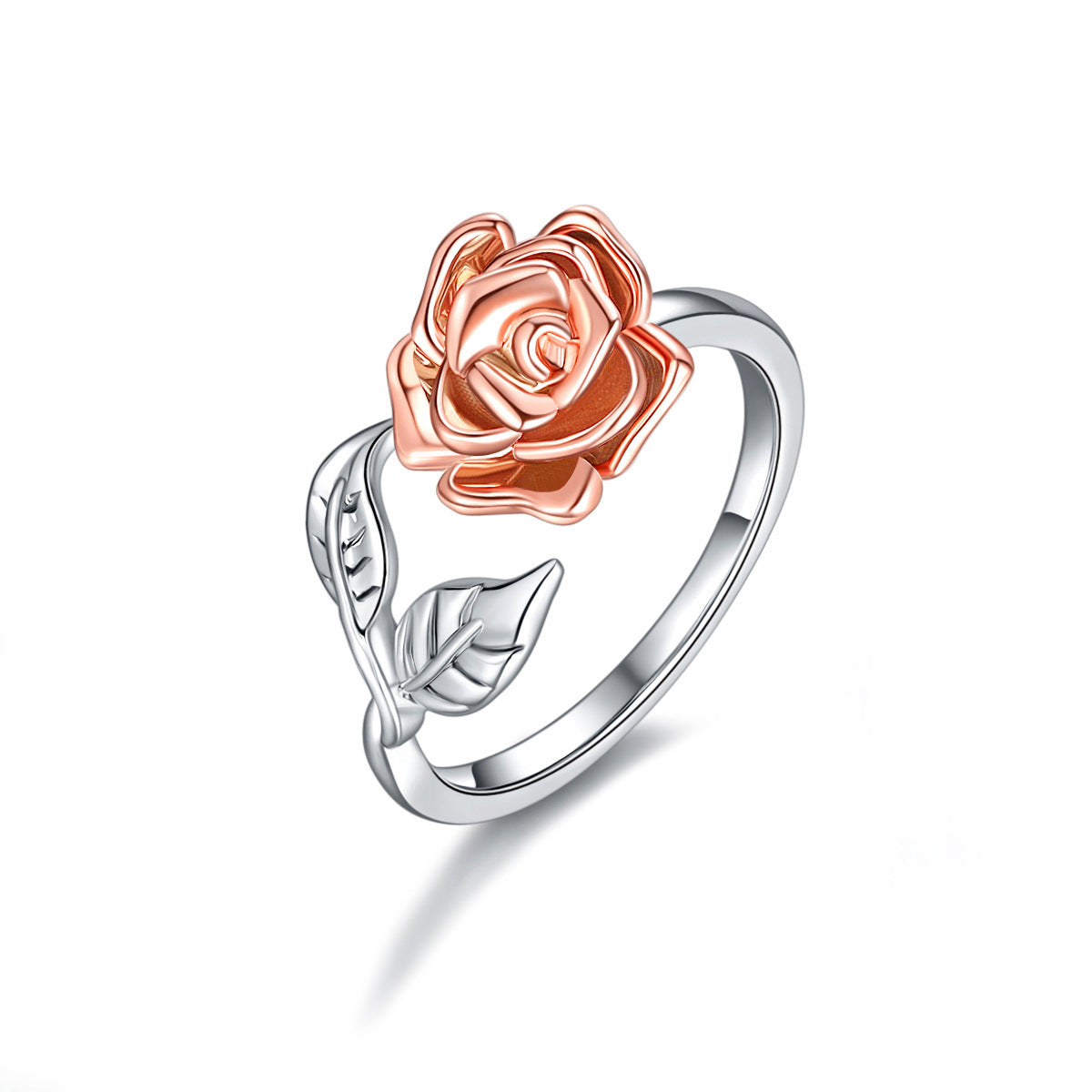 Wholesale Creative Rose Ring Generous All-match Stacked Finger Ring