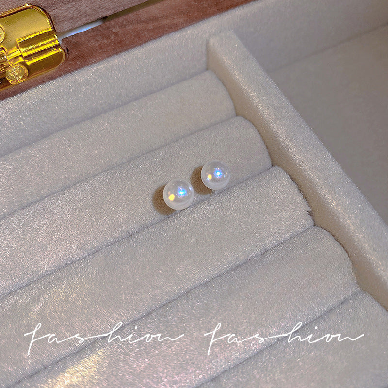 Wholesale 925 Silver Needle Vintage Pearl Earrings ACC-ES-Hank007