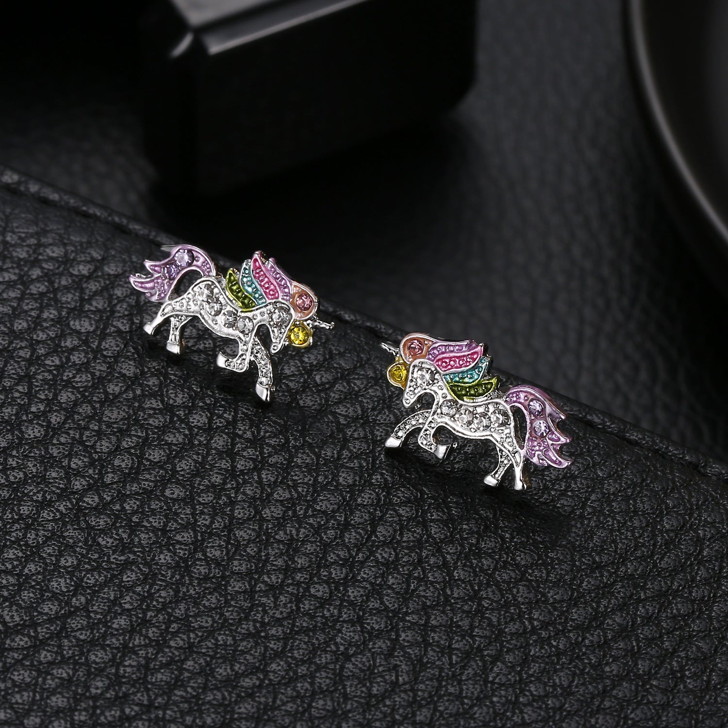 Wholesale  unicorn Necklace Bracelet Earrings Ring Set