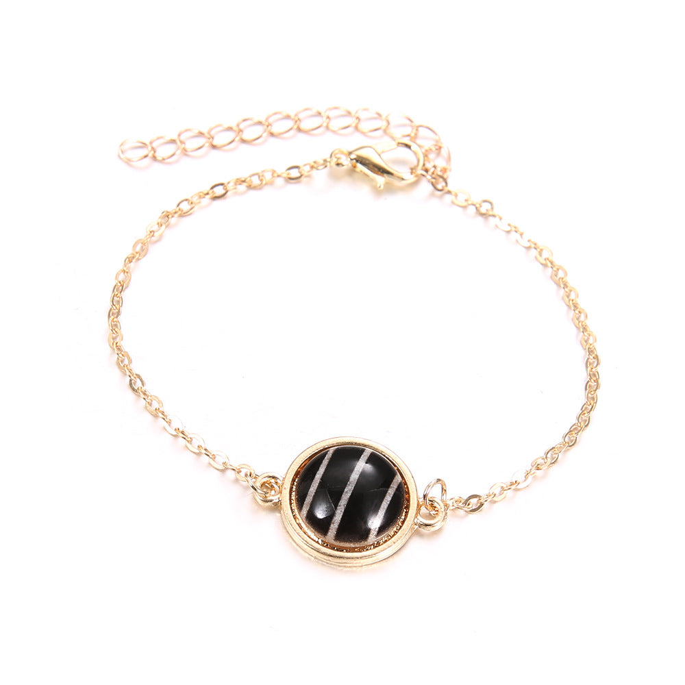 Wholesale Alloy Woven Turtle Pineapple Love Map Bracelet Set ACC-BT-KeRen002