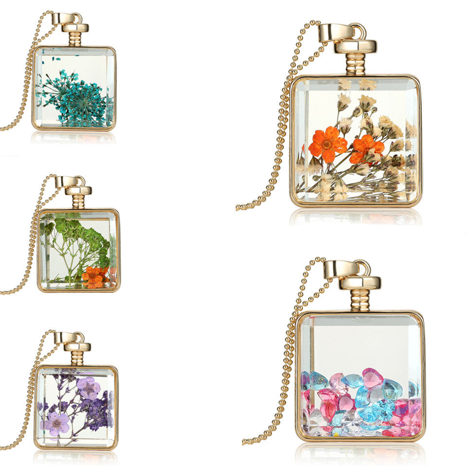 Wholesale  Multicolor Optional Necklace Flower Specimen Necklace