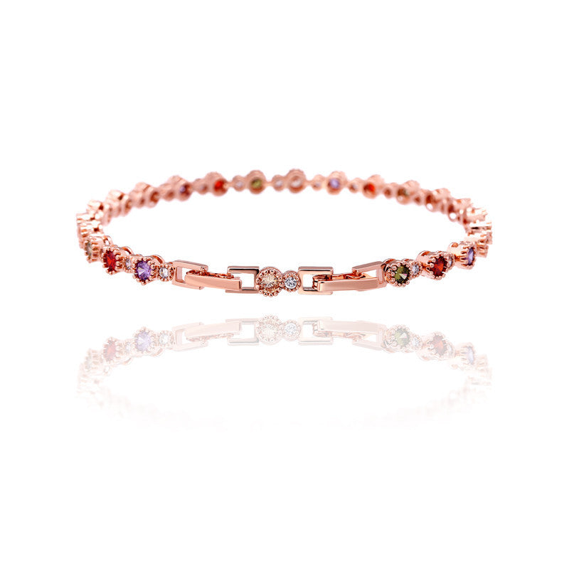 Wholesale Diamond Bracelet Simple Creative Full Diamond Zircon Bracelet