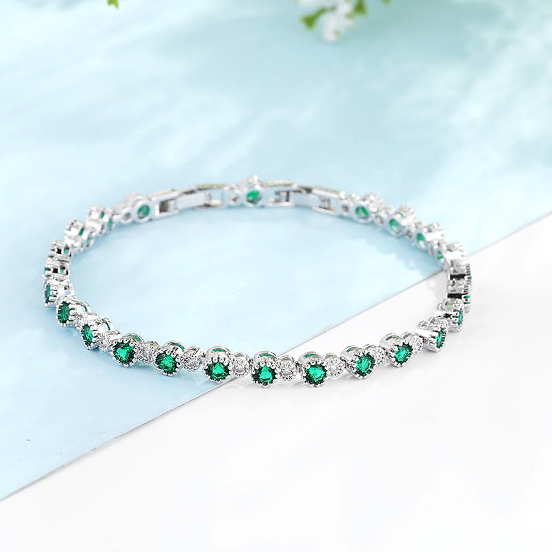 Wholesale Diamond Bracelet Simple Creative Full Diamond Zircon Bracelet