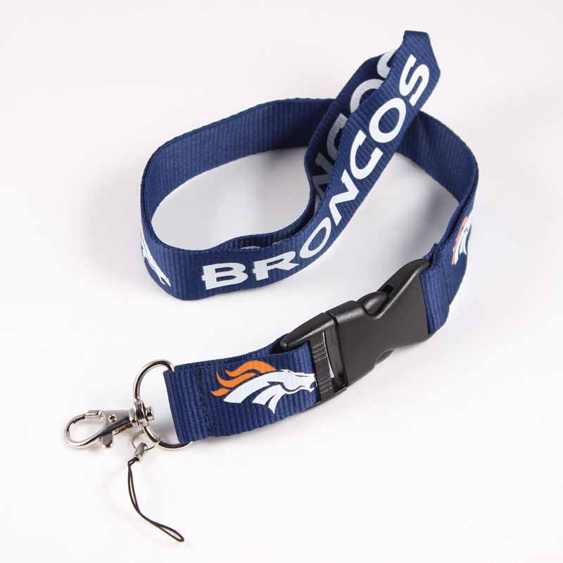 Wholesale Football Team Lanyard Keychain