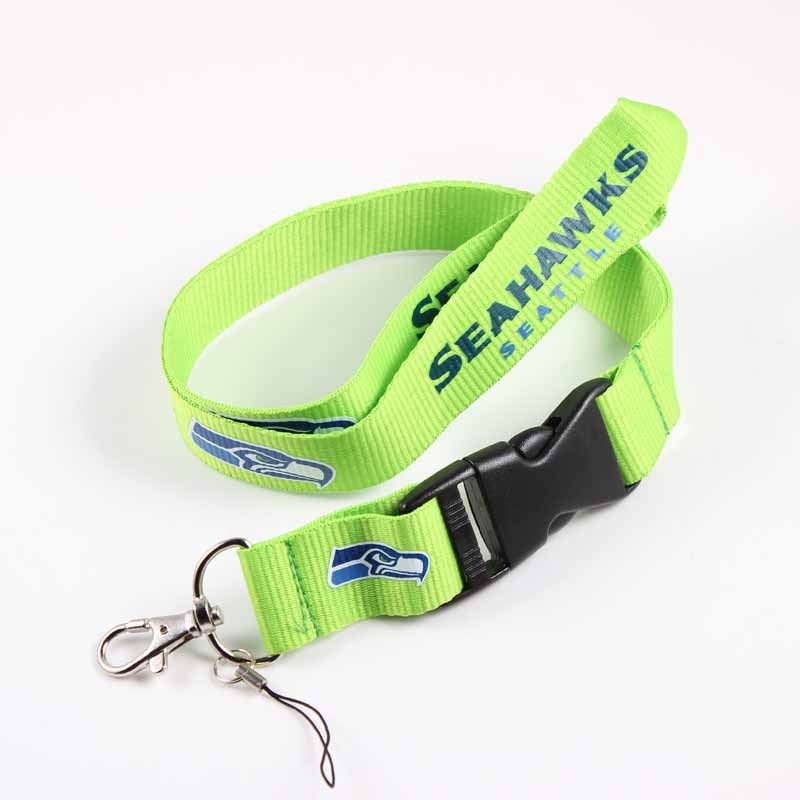 Wholesale Football Team Lanyard Keychain
